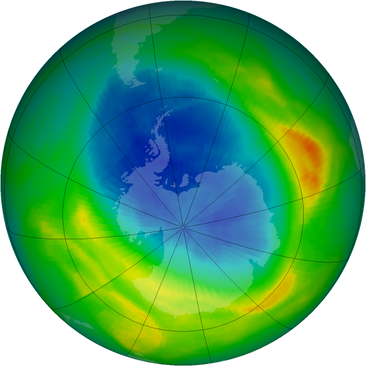 Ozone Map 1988-10-22